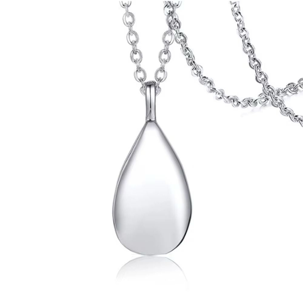Personalized Teardrop Pendant Necklace
