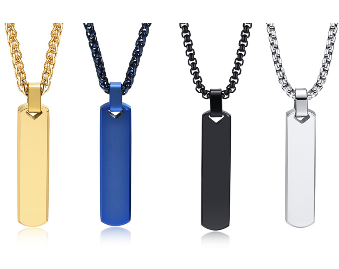 Sleek Bar Pendant Necklace