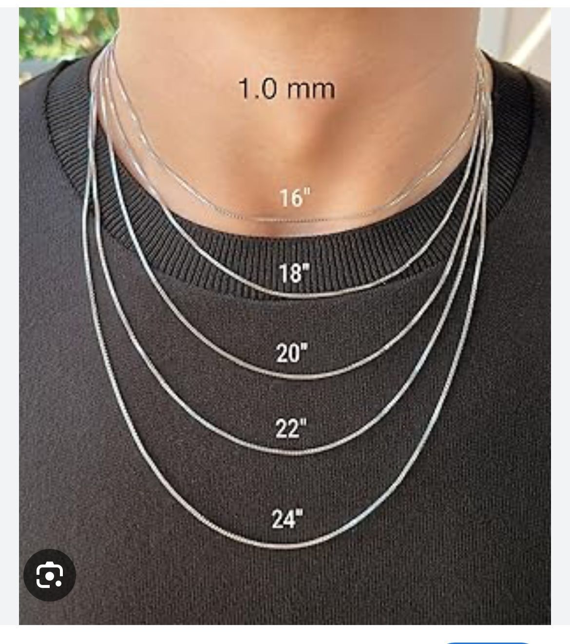 Men's Stainless Steel Necklace with Natural Stone Pendant