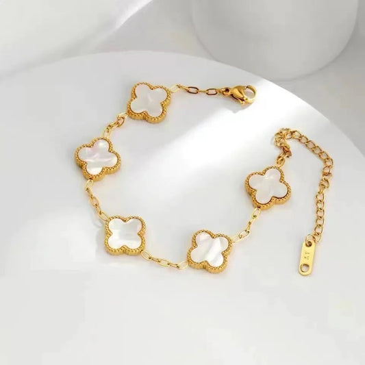 "Pulsera del trébol de la suerte"